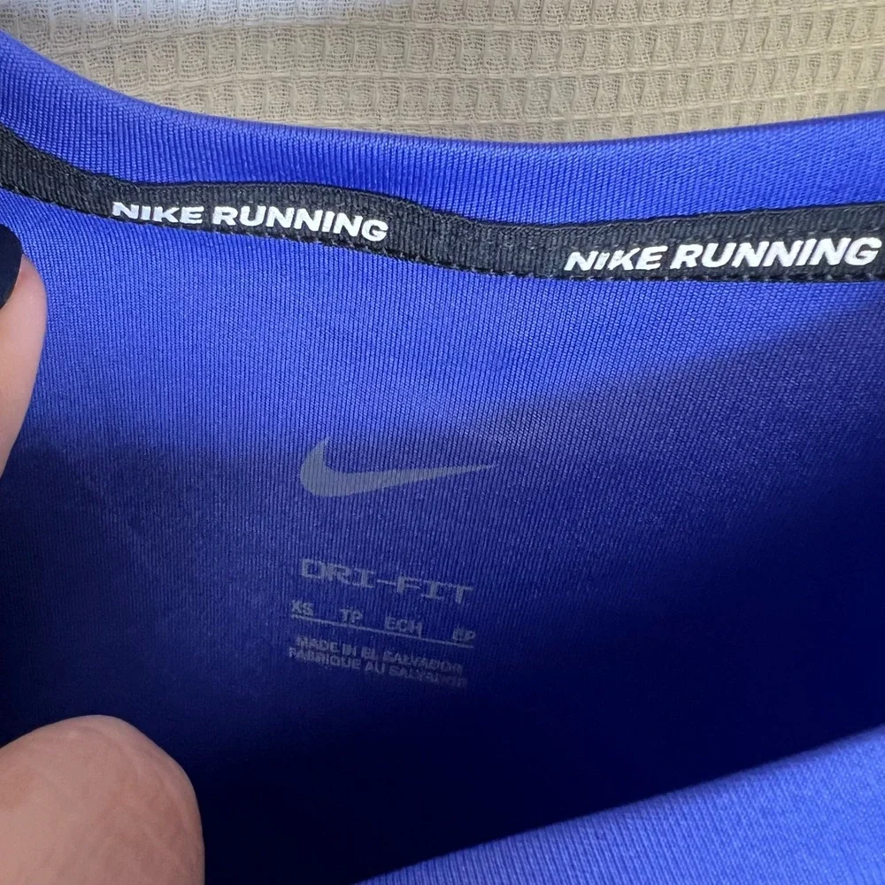 Nike Adidas Running Tops Bundle Womens XS Blue Short Sleeve White Long Sleeve
